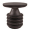 Ring Marble Topped End Table
22 dia x 22 H inches
Ebony, Black Marble