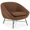 Barrow Lounge Chair 
32 x 31.5 x 28 H inches, 16.5 inch seat height
Fabric, High-Density Foam, Metal
Copper