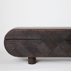 Ossian Carved Bench Table
Hand Carved Bench
14 x 96 x 18 H inches
Espresso Finish