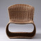 Jose Lounge Chair
31 x 30 x 33 H inches, Seat 14 H inches
Woven Wicker, Iron
