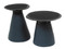 Blue Conc Occasional Table
17.75 dia x 14 H inches & 14.25 dia x 18 H inches
