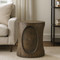 Oraya Hand Carved End Table
12 - 16 dia x 18 H inches
Cocoa Brown