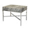 DeVargas Cowhide Bench
20 x 16 x 18 H inches
Cowhide, Chrome
Cream and Grey Speckle