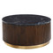 Naro Cocktail Table
36 dia x 17 H inches
Marble, Mango Wood, Brass
Dark Brown