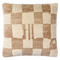 Checkmate Pillow
18 x 18 inches
Wool Blend, Cotton
Tan
