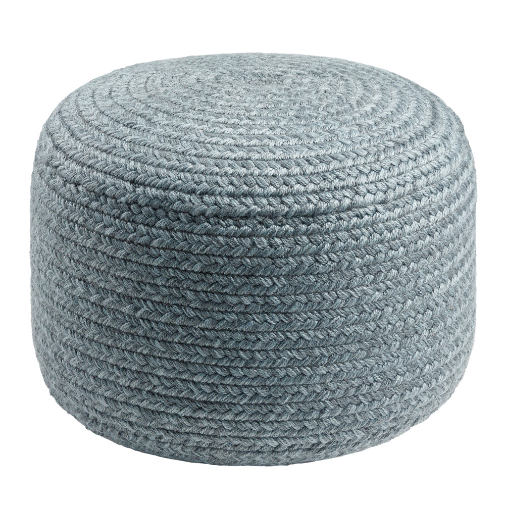 Cabana Outdoor Pouf
18 dia x 12 H inches
Recycled Pet Yarn