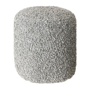Mohava Pouf 
16 dia x 18 H inches
Polyester
Grey