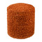 Mohava Pouf 
16 dia x 18 H inches
Polyester
Rust