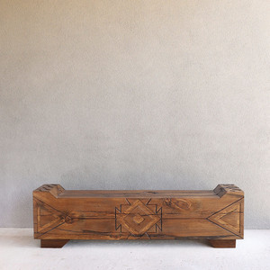 Santa Maria Wooden Carved Bench
14 x 72 x 18 H inches
Honey Brown Finish