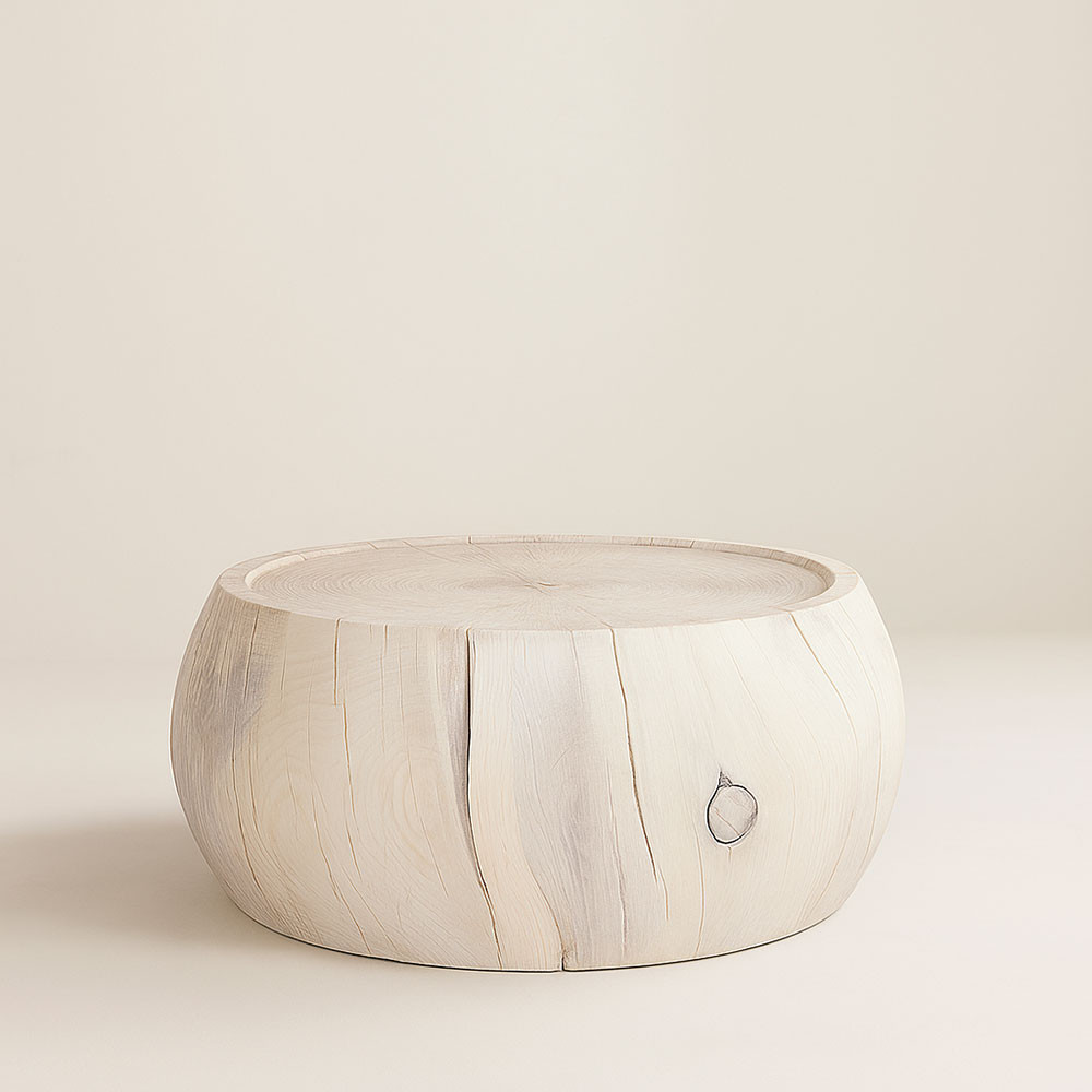 Sia Cocktail Table
30 diameter x 16 H inches
White Wash Sia Cocktail Table
30 diameter x 16 H inches
White Wash