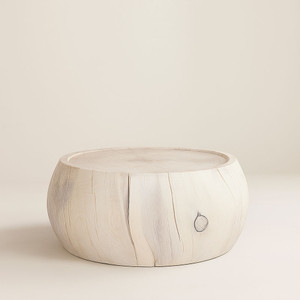 Sia Cocktail Table
30 diameter x 16 H inches
White Wash