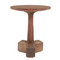 Gustav Side Table
18 dia x 22 H inches
Light Walnut Finish