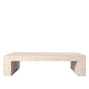 Quincy Cocktail Table
60 x 36 x 15 H inches
Mactan Stone