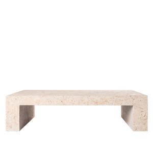 Quincy Stone Cocktail Table
60 x 36 x 15 H inches
Mactan Stone