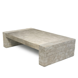 Quincy Cocktail Table
60 x 36 x 15 H inches
Fossilized Stone