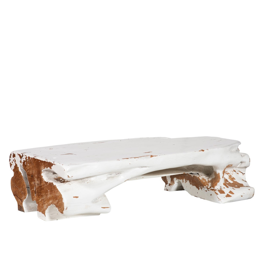 Distressed Painted Wood Coffee Table Pfeifer Studio
