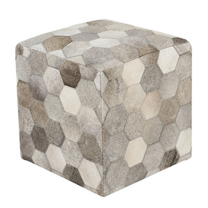 Hexagon Hide Pouf - TLPF-001
18 x 18 x 18 H inches
Cowhide