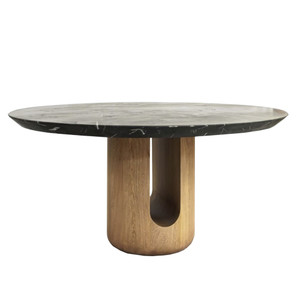 Antaro Black Marble Dining Table - MA019-2S
47 dia x 29 H inches