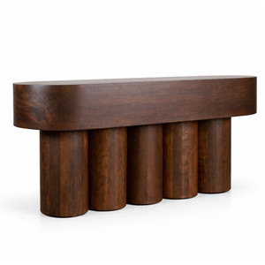 Colonnade Console Table
21.5 x 66 x 30 H inches
Dark Walnut Finish