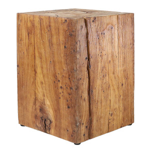 Los Olmos Urban Wood Cube Table
14 x 14 x 20 H inches
Reclaimed Elm Wood
Natural