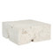 Crema Stone Coffee Table 
40 x 40 x 17 H inches
Resin Composite