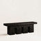 Tamaño Bench
14 x 60 x 18  H inches
Ebony Finish