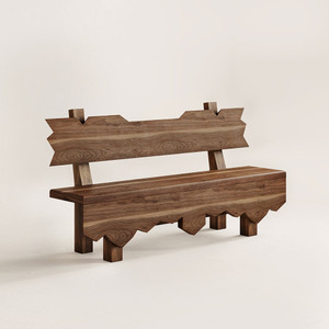Álvaro Bench
72 x 20 x 37 H inches
Handmade Solid Walnut