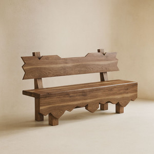 Álvaro Bench
72 x 20 x 37 H inches
Handmade Solid Walnut