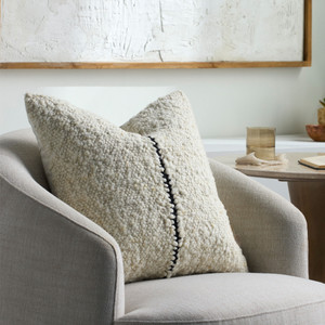 Tarro White Wool Pillow 
18 x 18 inches
Wool, Cotton