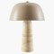 Nara Travertine Table Lamp
11 dia x 16 H inches
Stone, Metal
Beige