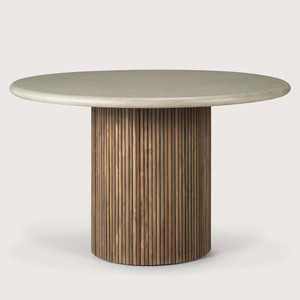 Outdoor Roller Max Dining Table
49.5 dia x 30 H inches
Concrete, Wood