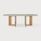 Trestle Outdoor Dining Table
94.5 x 43.5 x 30 H inches
Teak, Concrete