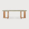 Trestle Outdoor Dining Table
94.5 x 43.5 x 30 H inches
Teak, Concrete