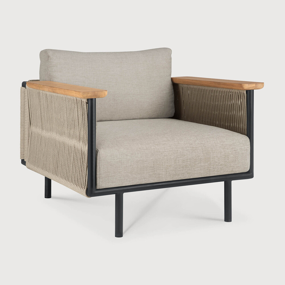 Corbey Outdoor Lounge Chair
35.5 x 33.5 x 29 H inches, Seat 14 H inches
Aluminum, Teak, Synthetic Cord, Fabric, Foam Corbey Outdoor Lounge Chair
35.5 x 33.5 x 29 H inches, Seat 14 H inches
Aluminum, Teak, Synthetic Cord, Fabric, Foam