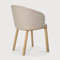 Unda Dining Chair
24.5 x 23 x 32 H inches, Seat 20 H inches
Fabric, Oak
Salt with Natural Wood Finish 