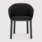 Unda Dining Chair
24.5 x 23 x 32 H inches, Seat 20 H inches
Fabric, Oak
Charcoal with Black Wood Finish 