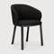 Unda Dining Chair
24.5 x 23 x 32 H inches, Seat 20 H inches
Fabric, Oak
Charcoal with Black Wood Finish 