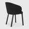Unda Dining Chair
24.5 x 23 x 32 H inches, Seat 20 H inches
Fabric, Oak
Charcoal with Black Wood Finish 