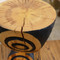 Studio Occasional Table S01
14 dia x 22 H inches
Natural Ponderosa Pine with Black Lacquer