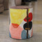 Chérie Hand Painted Log Table S01
15 dia x 18 H inches
Hand painted with Benjamin Moore paint