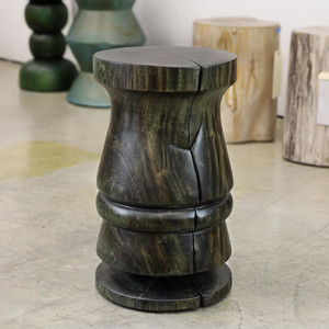 Bosque Stool Table S01
10.5 dia x 18 H inches
Olive Green Finish