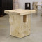 Bleached Wood End Table
20 x 20 x 22 H inches
Reclaimed Elm Wood