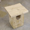 Bleached Wood End Table
20 x 20 x 22 H inches
Reclaimed Elm Wood