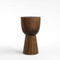 Djembe Side Table
11 dia x 20.5 H inches
Dark Walnut Finish
