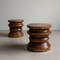 Dominguez Stool Table
16 dia x 16 H inches
Light Walnut Finish
