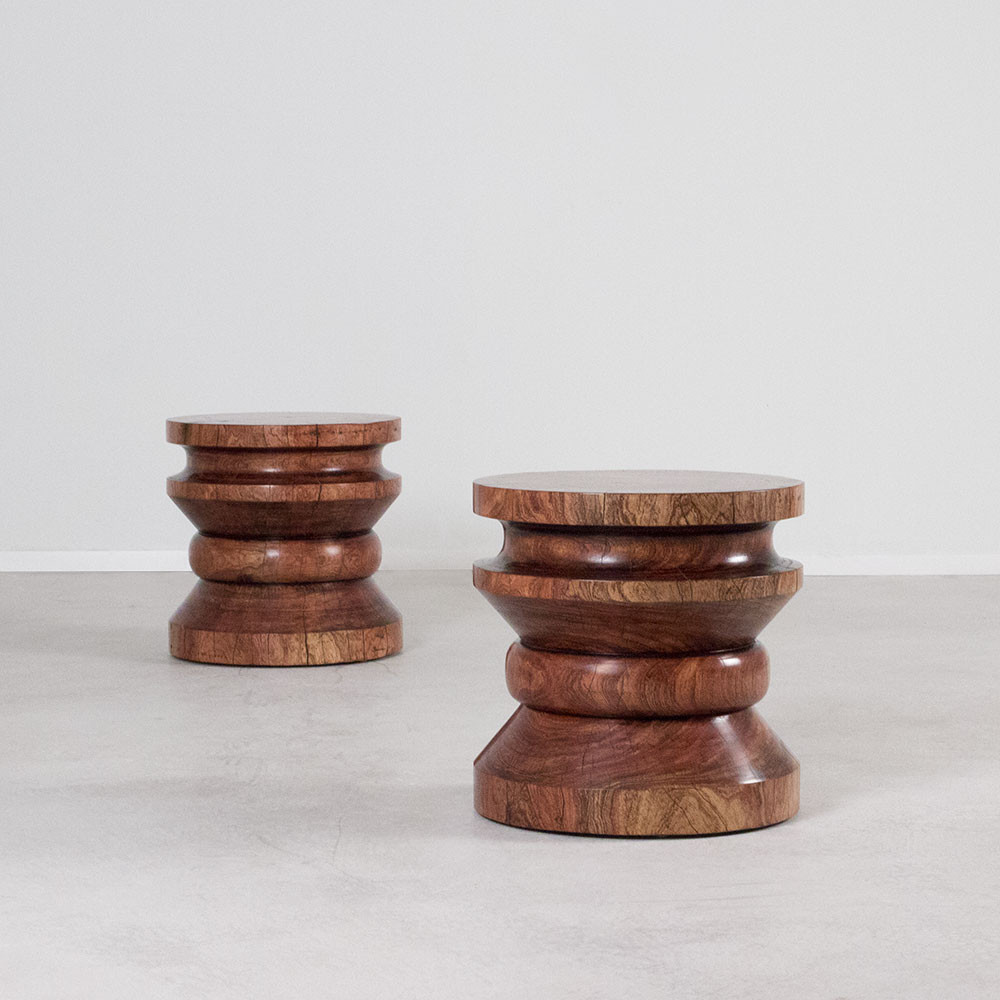 Dominguez Stool Table
16 dia x 16 H inches
Light Walnut Finish Dominguez Stool Table
16 dia x 16 H inches
Light Walnut Finish