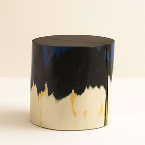 Nightfall Hand Painted Log Table
18 dia x 18 H inches