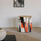 La Cuevita Hand Painted Log Table
18 dia x 18 H inches