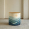 Valle Sereno Hand Painted Log Table
18 dia x 18 H inches