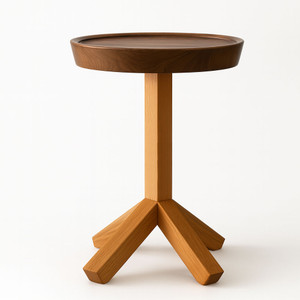 Quadrupod Occasional Table
14 dia x 24 H inches
American Walnut
American Cherry